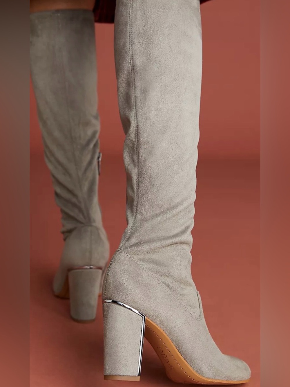 Sarto by Franco Everest Tall Gray knee-high Boots